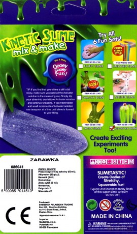Zestaw Slime świecący w ciemności - Neon
