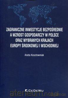 Zagraniczne inwestycje bezpośrednie a wzrost gospodarczy - Aneta Kosztowniak [KSIĄŻKA]