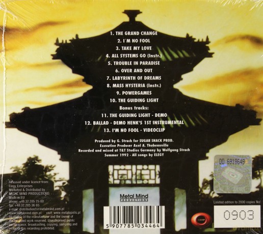 Elegy: Labyrinth Of Dreams (Remastered + Bonus Tracks) (digipack) [CD]