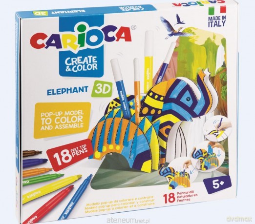 Zestaw do kolorowania Elephant 3D
