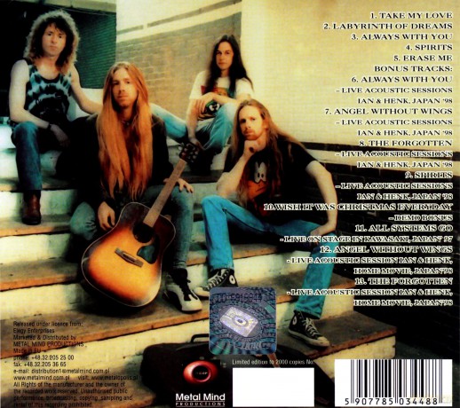 Elegy: Primal Instinct - Acoustic (Remastered + Bonus Tracks) (digipack) [CD]