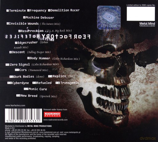 Fear Factory: Hatefiles (Remastered) (digipack) [CD]