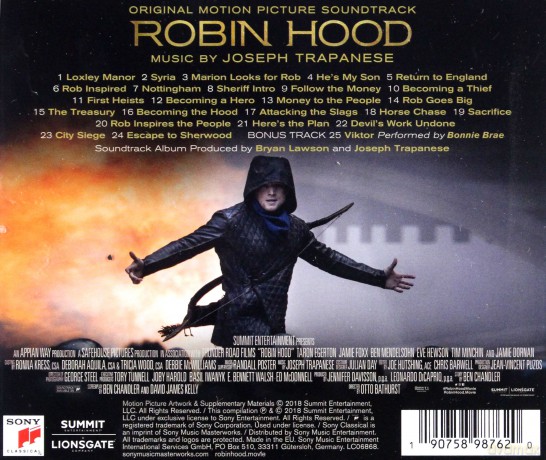 Robin Hood soundtrack (Joseph Trapanese) [CD]