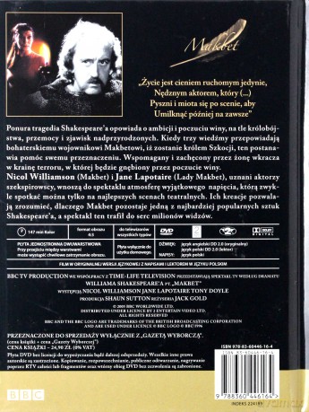 Spektakl Teatru TV: Makbet (BBC) (booklet) [DVD]