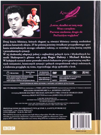 Spektakl Teatru TV: Komedia omyłek (BBC) (booklet) [DVD]