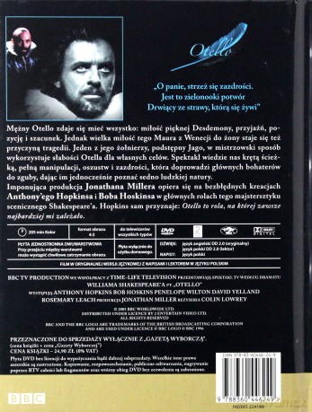 Spektakl Teatru TV: Otello (BBC) (booklet) [DVD]
