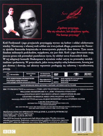 Spektakl Teatru TV: Serc starania stracone (BBC) (booklet) [DVD]