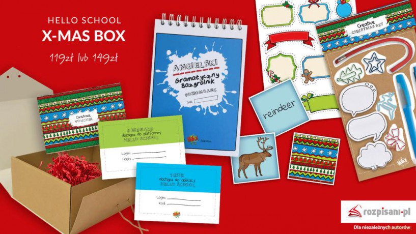 Angielski. Gramatyczny bazgrolnik Big x-mas box - Katarzyna Bussa [KSIĄŻKA]