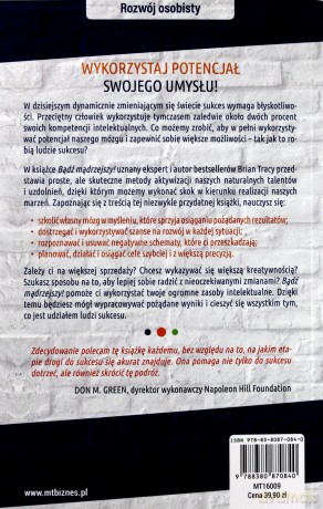 Bądź mądrzejszy naucz się myśleć i działać jak ludzie sukcesu - Brian Tracy [KSIĄŻKA]