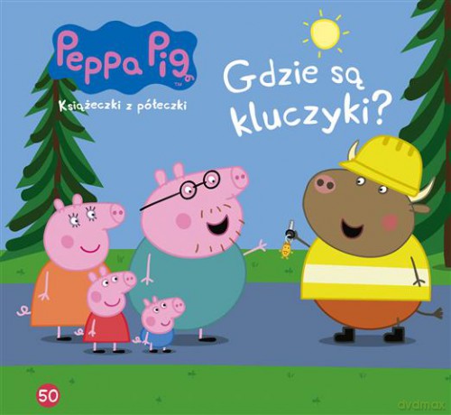 Gdzie są kluczyki. Świnka Peppa książeczki z półeczki (Tom 50) [KSIĄŻKA]