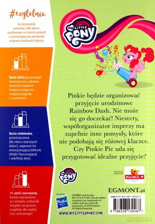 Idealne przyjęcie. Pinkie pie. My Little Pony [KSIĄŻKA]