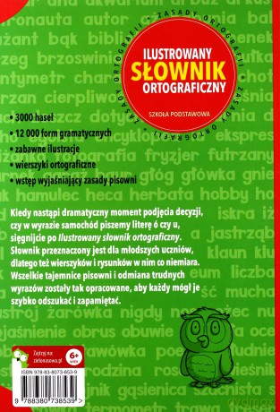 Ilustrowany słownik ortograficzny Szkoła podstawowa - Aldona Kowalska [KSIĄŻKA]