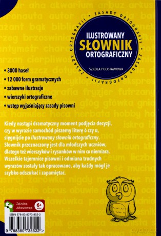 Ilustrowany słownik ortograficzny Szkoła podstawowa - Aldona Kowalska [KSIĄŻKA]