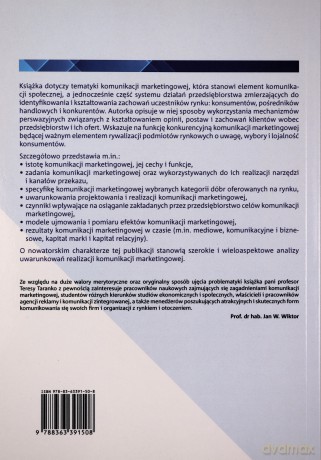 Komunikacja marketingowa. Istota, uwarunkowania, efekty - Teresa Taranko [KSIĄŻKA]