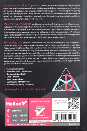 Matematyka dyskretna dla informatyków - Wojciech Kordecki [KSIĄŻKA]