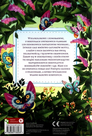 Motyle. 500 naklejek [KSIĄŻKA]