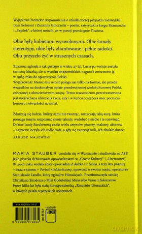 Musisz tam wrócić. Historia przyjaźni Lusi Gelmont i Zuzanny Ginczanki - Maria Stauber [KSIĄŻKA]