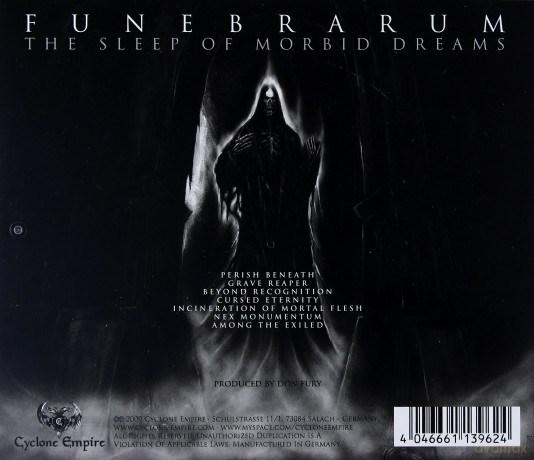 Funebrarum: The Sleep Of Morbid Dreams [CD]