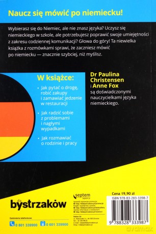 Rozmówki niemieckie dla bystrzaków - Paulina Christensen [KSIĄŻKA]