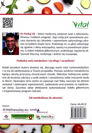 Turbometabolizm. Jak zapobiec otyłości cukrzycy, chorobom serca i innym dolegliwościom metabolicznym - Pankaj Vij [KSIĄŻKA]