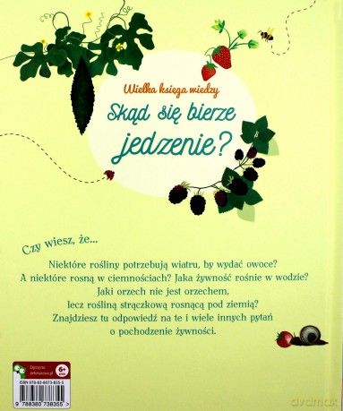 Wielka księga wiedzy. Skąd się bierze jedzenie - Emily Bone [KSIĄŻKA]