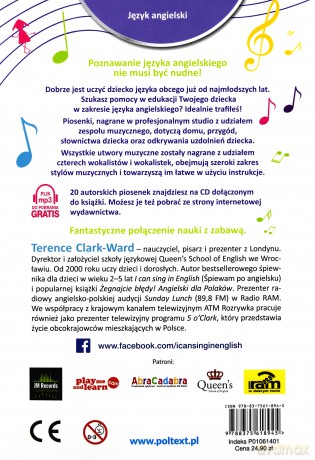 You can sing in english too. 20 nowych piosenek autorskich poszerzających słownictwo dziecka w języku angielskim - Terrence Clark-Ward [KSIĄŻKA]+[CD]