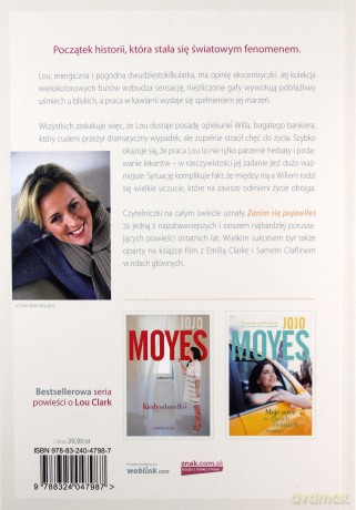 Zanim się pojawiłeś - Jojo Moyes [KSIĄŻKA]