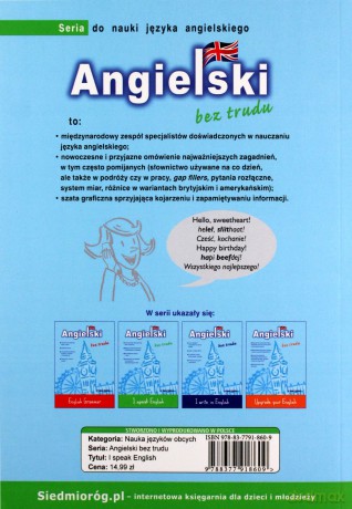 Angielski bez trudu. I speak English [KSIĄŻKA]