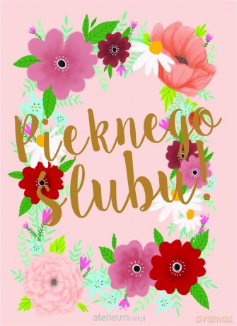 Karnet B6 Ślub - Pięknego ślubu 3