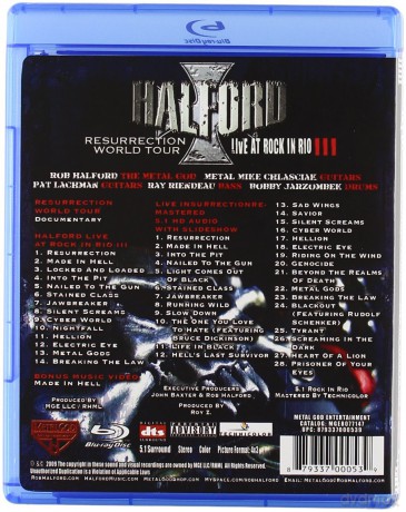 Halford: Resurrection World Tour Live At Rock In Rio III (Blu-Ray) [Blu-Ray]
