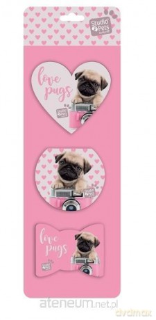 Notesiki Studio Pets zestaw 3 sztuki PEY-4877
