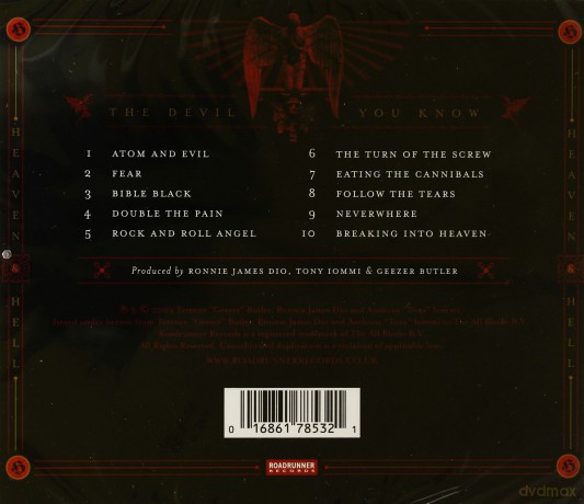 Heaven & Hell: The Devil You Know [CD]