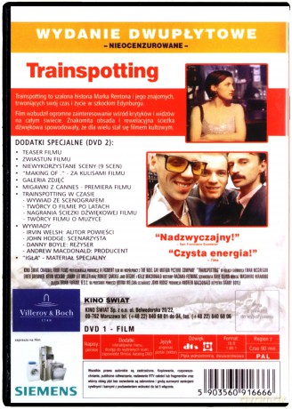 Trainspotting wydanie nieocenzurowane [2DVD]