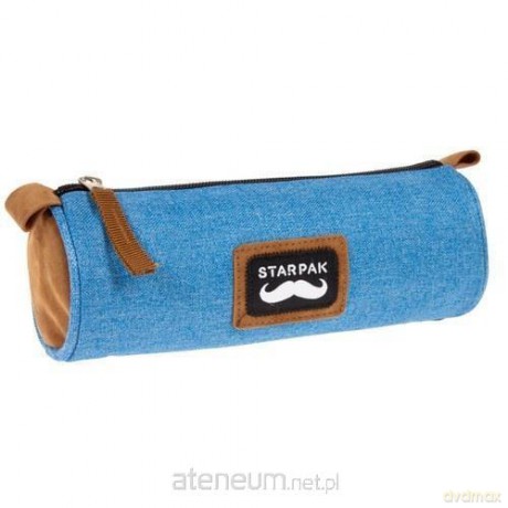 Piórnik tuba jeans