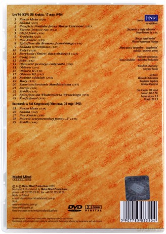 Jacek Kaczmarski: Live '90 [DVD]