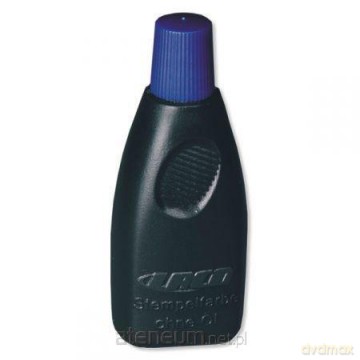 Tusz do pieczątek 30 ml niebieski