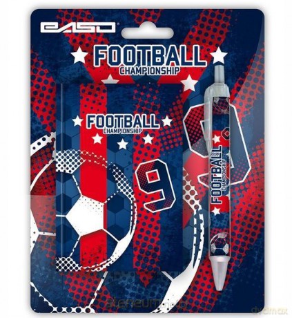 Zestaw Notes z długopisem Football 18-3642FL