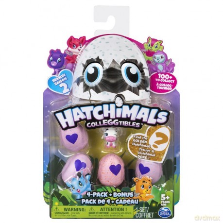 HATCHIMALS 4-pak Cztery jajka + bonus Seria 2 [FIGURKA]