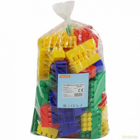 Klocki zestaw wielki 96 el. worek [KLOCKI]