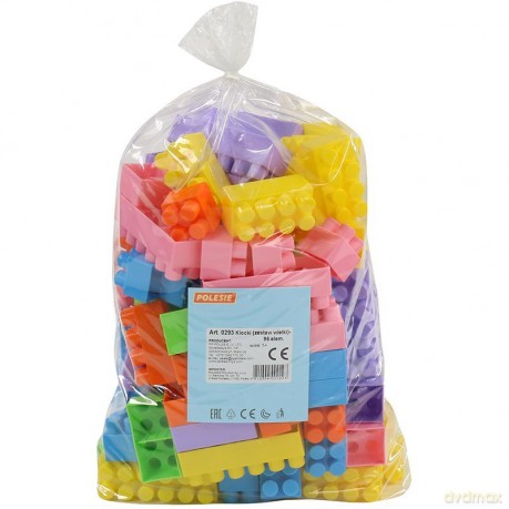 Klocki zestaw wielki 96 el. worek [KLOCKI]