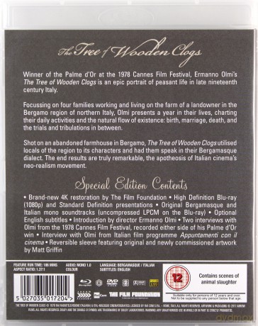The Tree Of Wooden Clogs (Drzewo na saboty) [Blu-Ray]+[DVD]