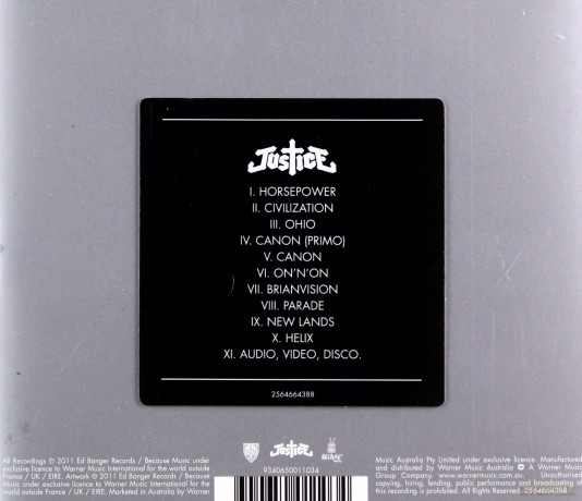 Justice: Audio Video Disco [CD]