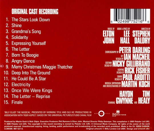 Original Cast Recording: Billy Elliot - The Musical [CD]