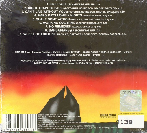 Mad Max: Mad Max (Remastered) (digipack) [CD]