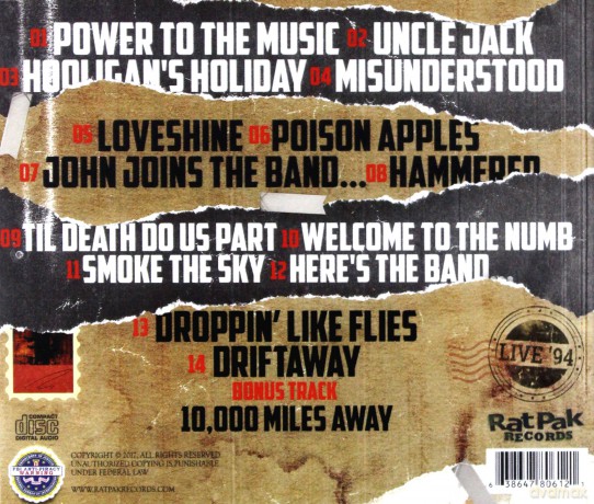 John Corabi: Live 94 (One Night In Nashville) [CD]