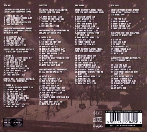 The Beatles: Live Around The World 1964-1965 [4CD]