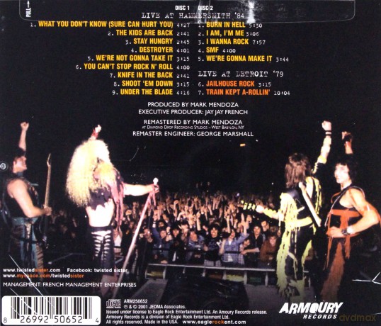 Twisted Sister: Live At Hammersmith [CD]