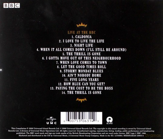 B.B. King: Live At The Bbc [CD]