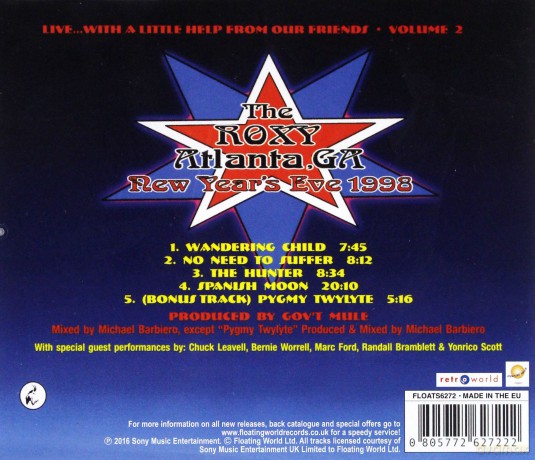 Gov't Mule: Live With A Little Help From Our Friends vol. 2 [CD]