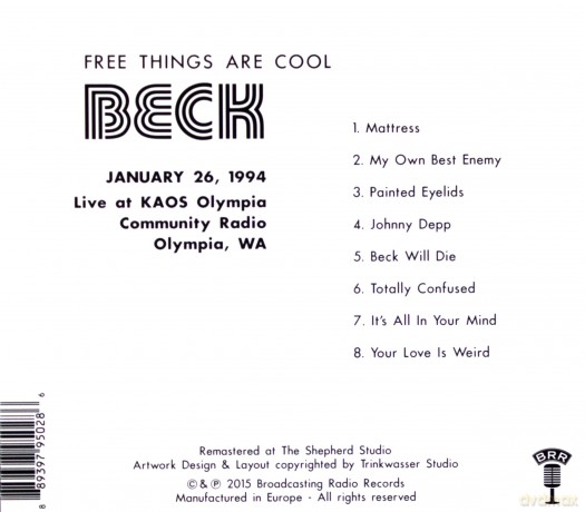Beck: Live: Free Things Are Cool - Olympia. Wa. 1994 [CD]
